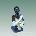 Busts Brass Statue Singer Decoration Bronze Sculpture Tpy-486c